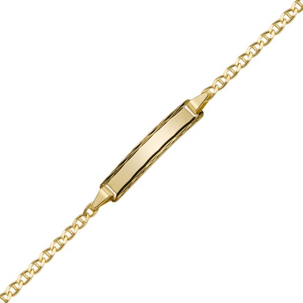 Identbändchen Armband 585 Gold 16cm Kinder