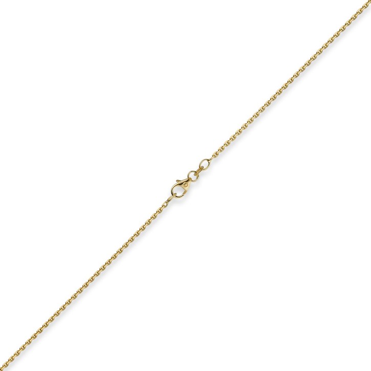 1,5mm Ankerkette aus 585 Gelbgold 50cm