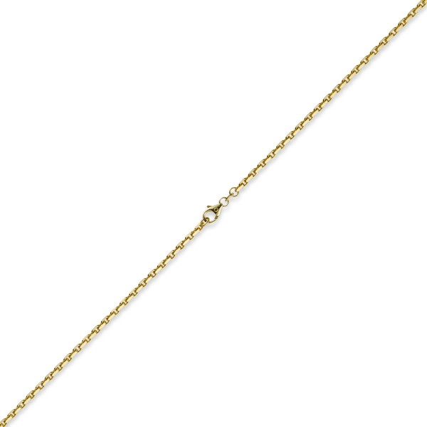 2,5mm Ankerkette aus 585 Gelbgold 55cm