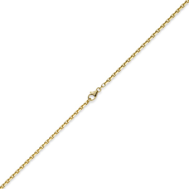 3mm Ankerkette aus 585 Gelbgold 50cm