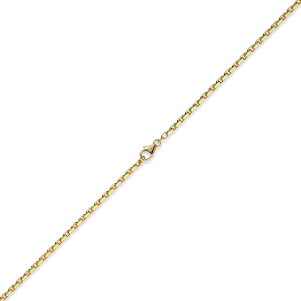 3mm Ankerkette aus 585 Gelbgold 45cm