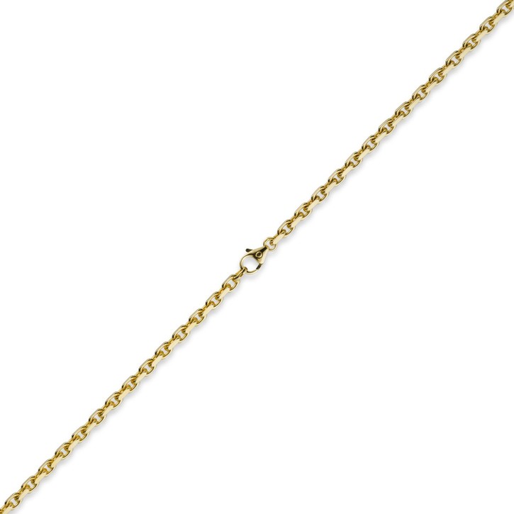 4mm Ankerkette aus 585 Gelbgold 50cm