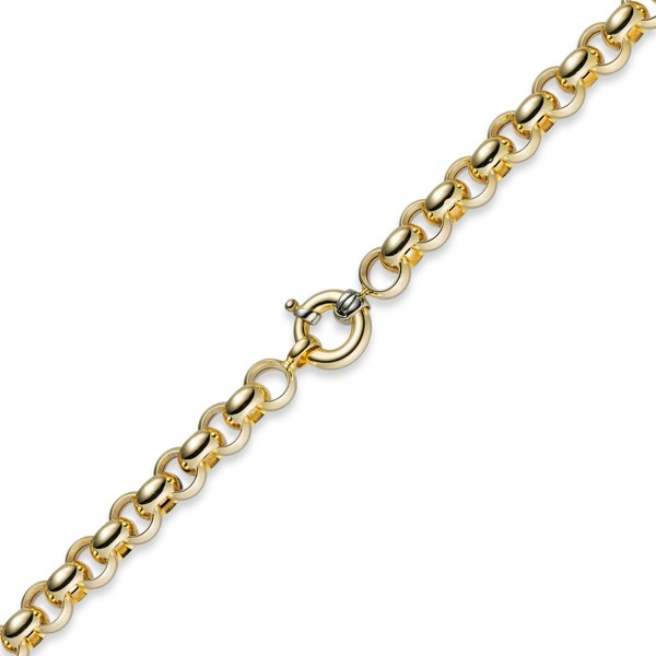 11mm Erbskette 585 Gelbgold 45cm