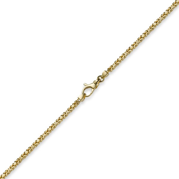 2,5mm Königskette aus 585 Gelbgold 55cm