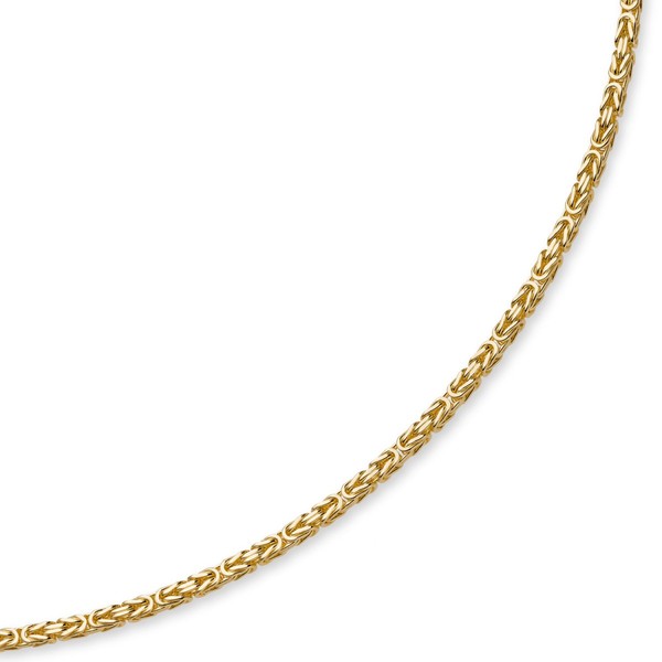 5mm Königskette aus 585 Gelbgold 60cm