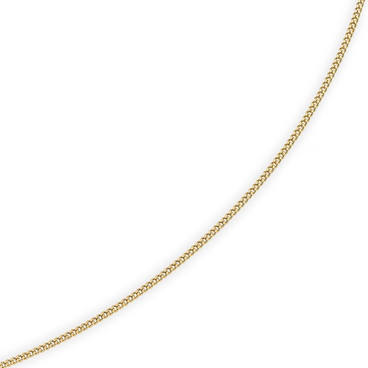 1,5mm Panzerkette aus 585 Gelbgold 50cm