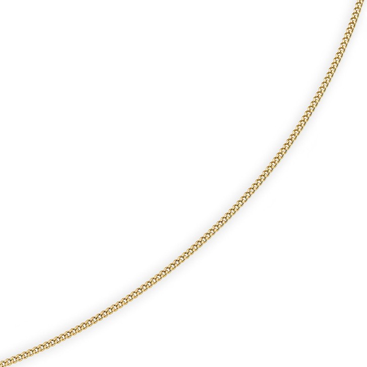 1,5mm Panzerkette aus 585 Gelbgold 42cm