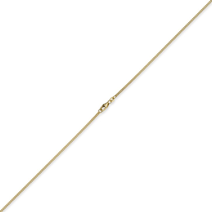 1,5mm Panzerkette aus 585 Gelbgold 40cm
