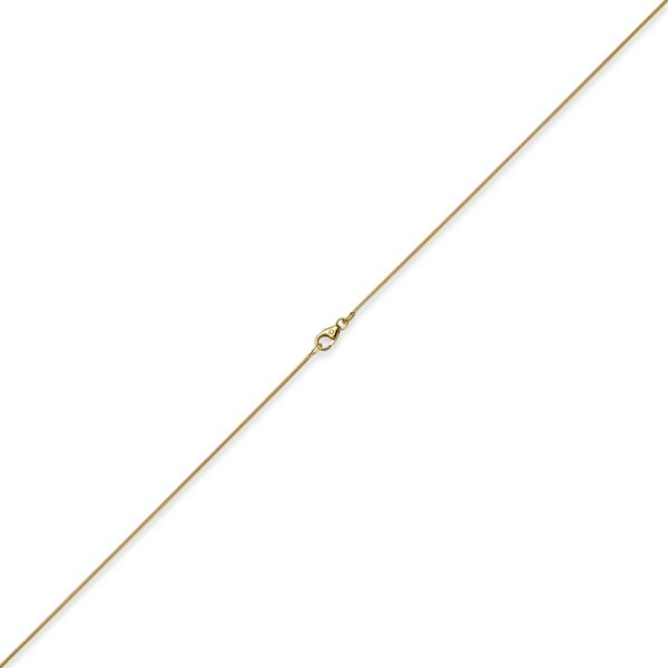 1mm Schlangenkette 585 Gelbgold 55cm