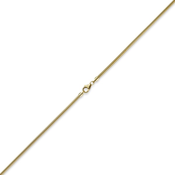 2,5mm Schlangenkette 585 Gelbgold 42cm