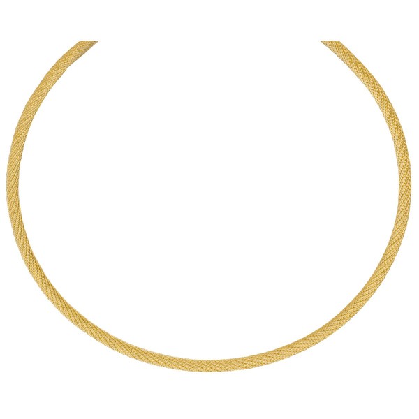 3mm Strickcollier 585 Gelbgold 45cm