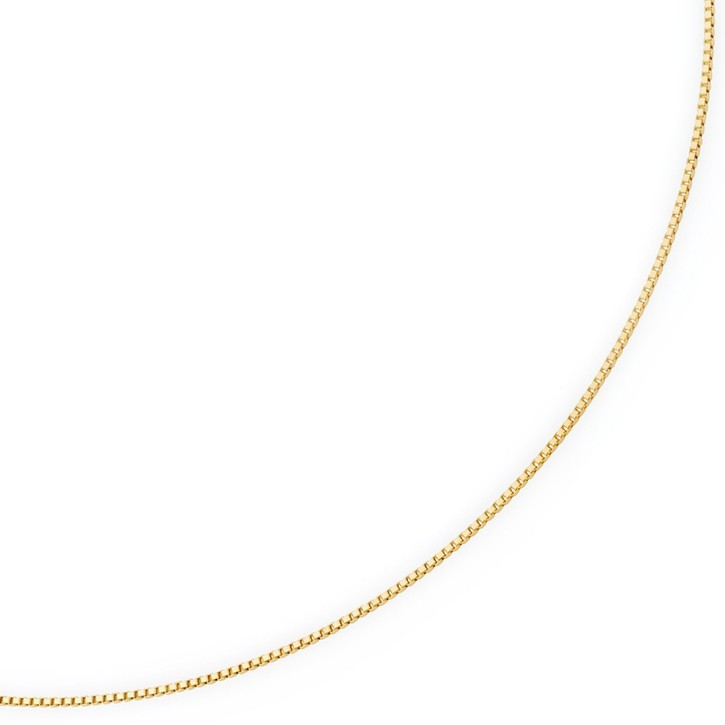 0,9mm Venezianerkette 585 Gelbgold 42cm