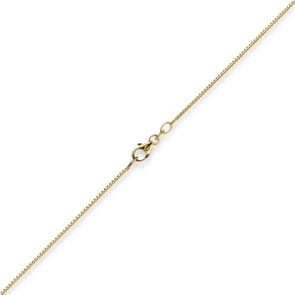 0,9mm Venezianerkette 585 Gelbgold 42cm