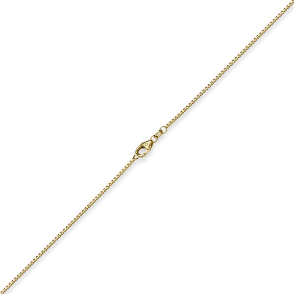1,1mm Venezianerkette 585 Gelbgold 42cm