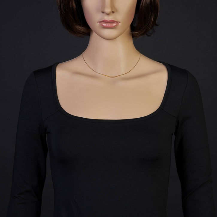 1,1mm Venezianerkette 585 Gelbgold 40cm
