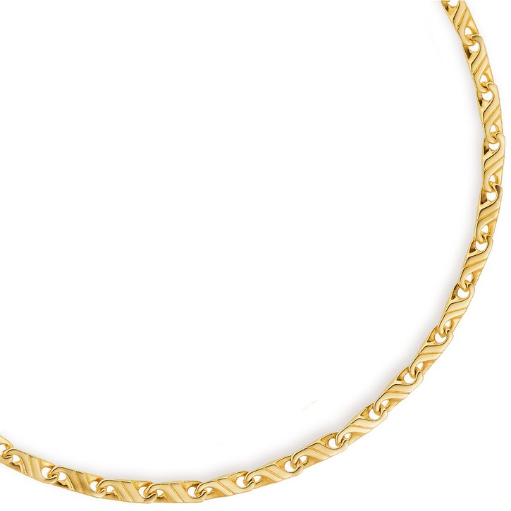 4,5mm Viktoriakette 585 Gelbgold 60cm