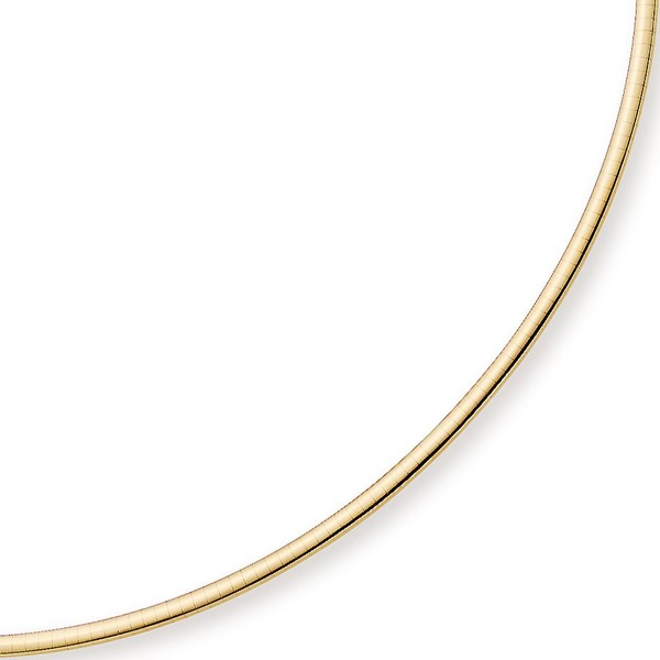 3mm Halsreif 585 Gelbgold 45cm