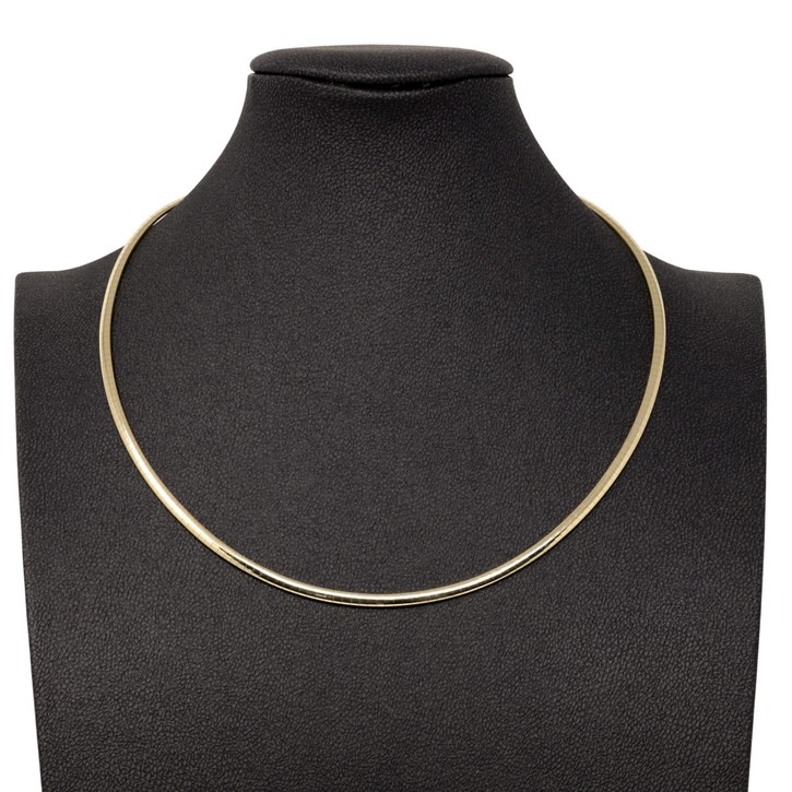3mm Halsreif 585 Gelbgold 42cm