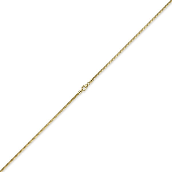 1,9mm Schlangenkette 750 Gelbgold 42cm