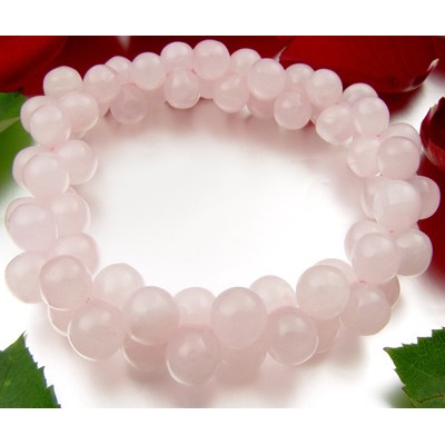 Armband aus Rosenquarz rose