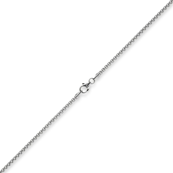 2mm Venezianerkette 585 Weißgold 45cm
