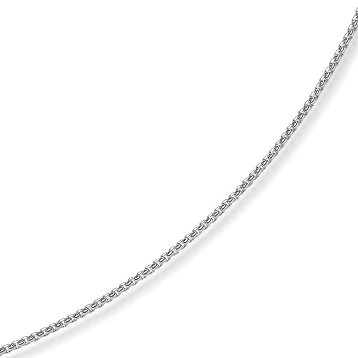 2mm Venezianerkette 585 Weißgold 55cm