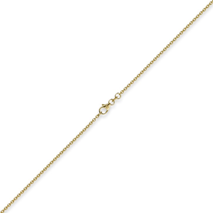 1,9mm Rund-Ankerkette 585 Gelbgold 45cm
