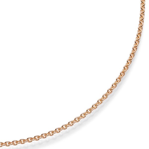 1,9mm Rund-Ankerkette 750 Rotgold 60cm