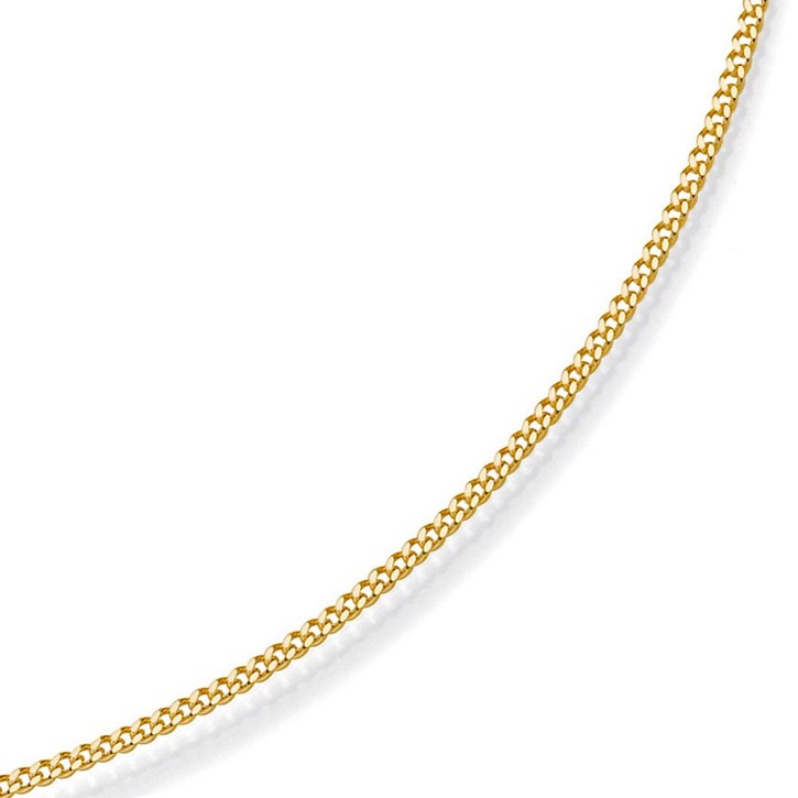1mm Panzerkette 585 Gelbgold 42cm