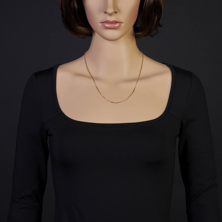 1,5mm Venezianerkette rund 585 Gelbgold 50cm