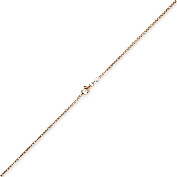 1,5mm Venezianerkette rund 585 Rotgold 40cm