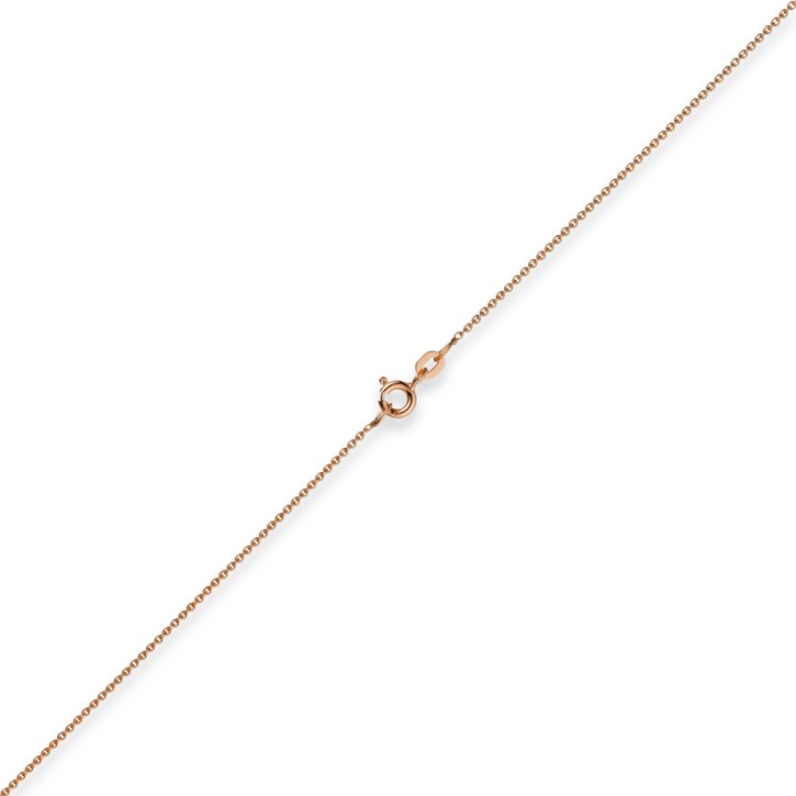 1,1mm Rund-Ankerkette 585 Rotgold 42cm