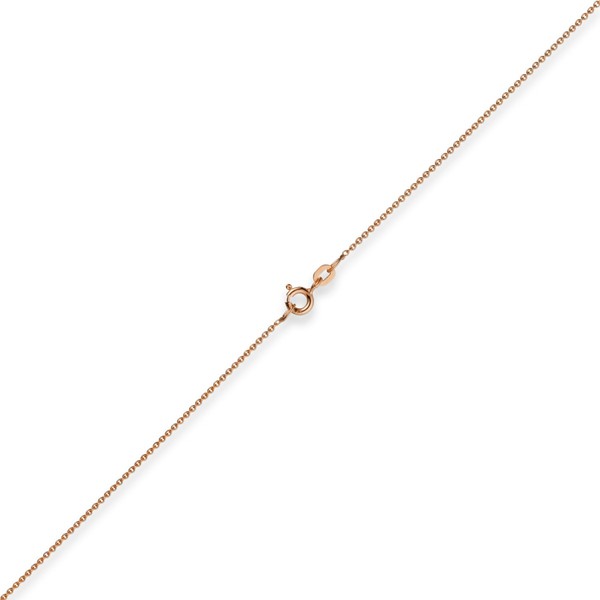 1,1mm Rund-Ankerkette 585 Rotgold 42cm