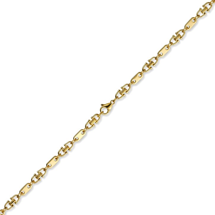 5,5mm Platte-Steigbügel Kette 585 Gold 60cm