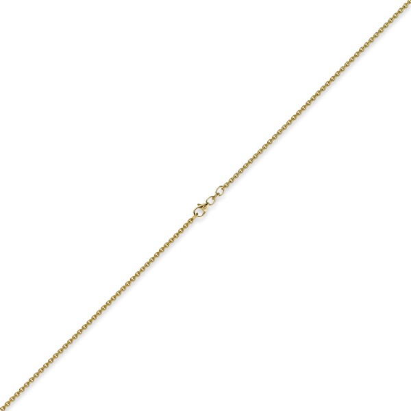 2,3mm Rundankerkette aus 750 Gelbgold 50cm