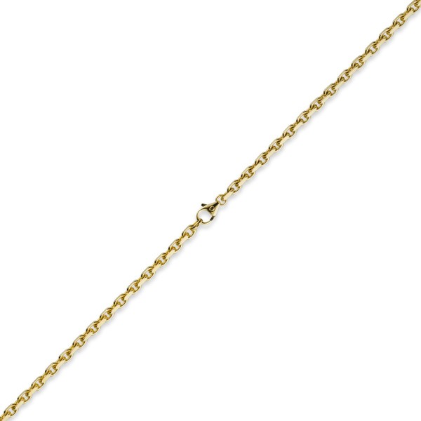 4mm Ankerkette aus 750 Gelbgold 60cm