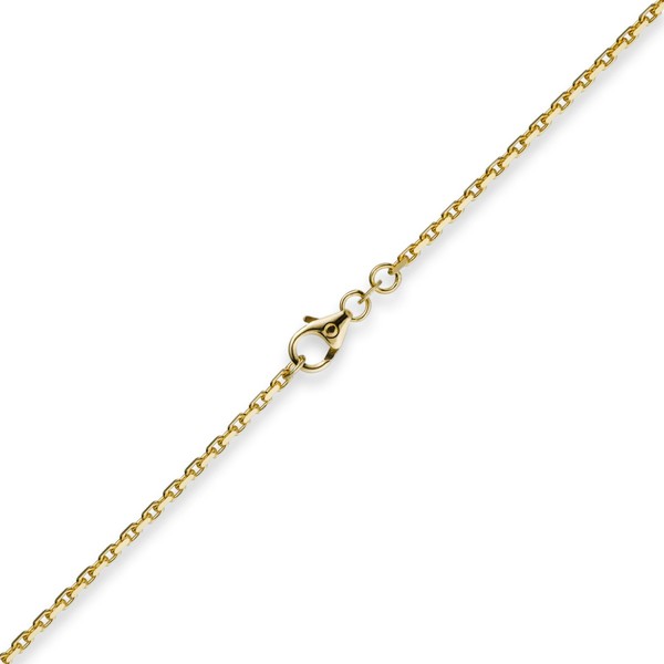 1,8mm Ankerkette aus 750 Gelbgold 55cm