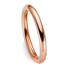 8mm Armreif Armband Armschmuck aus 750 Gold Rotgold glänzend Ø 61x51mm innen