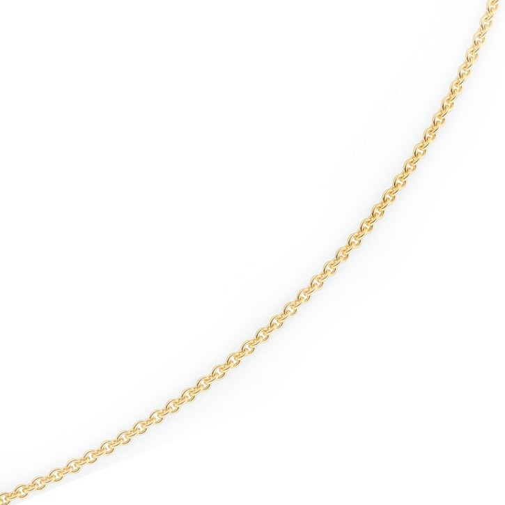 2,3mm Rundankerkette aus 585 Gelbgold 90cm