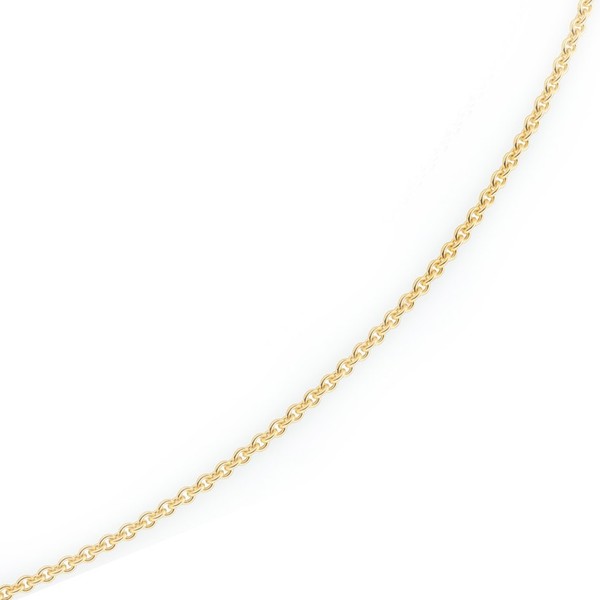 2,3mm Rundankerkette aus 585 Gelbgold 90cm