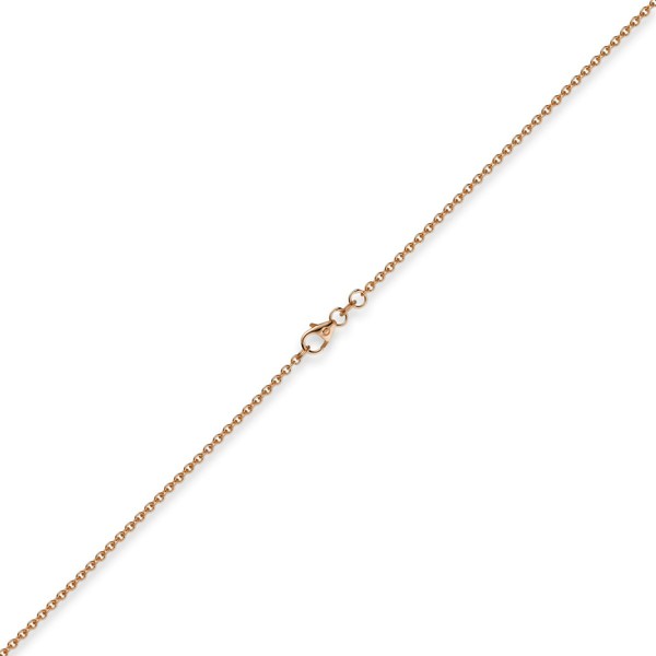 1,9mm Rund-Ankerkette aus 585 Rotgold 90cm