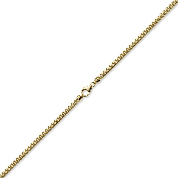5mm Panzerkette oval 585 Gelbgold 50cm