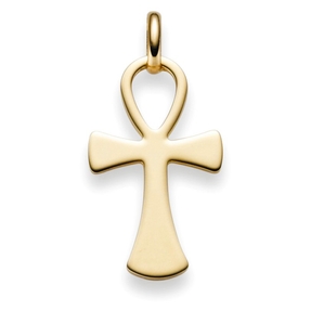 Anhänger ägyptisches Kreuz Ankh Leben & Wiedergeburt 585 Gold Gelbgold 31x15mm Anhänger ägyptisches Kreuz Ankh Leben & Wiedergeburt 585 Gold Gelbgold 31x15mm