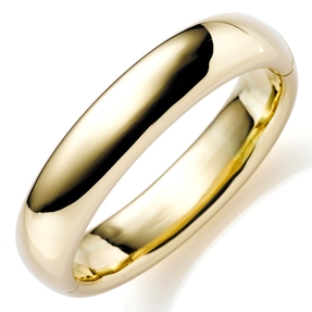 15,5mm Armreif Armband Armschmuck aus 585 Gold Gelbgold glatt glänzend