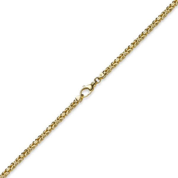 3,5mm Königskette aus 750 Gelbgold 45cm