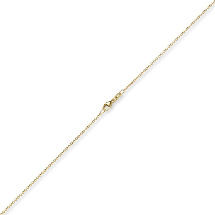 1,5mm Rund-Ankerkette aus 585 Gelbgold 90cm