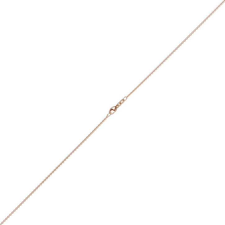 1,5mm Rund-Ankerkette aus 585 Rotgold 55cm