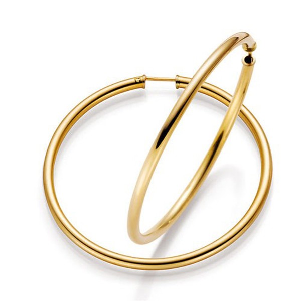 Creolen 52x3mm rund 585 Gelbgold