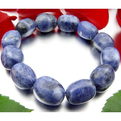 Armband aus Sodalith dehbar