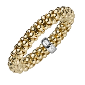 Ring Damenring Fingerring elastisch Himbeer Breite 4mm aus 585 Gold Gelbgold Ring Damenring Fingerring elastisch Himbeer Breite 4mm aus 585 Gold Gelbgold